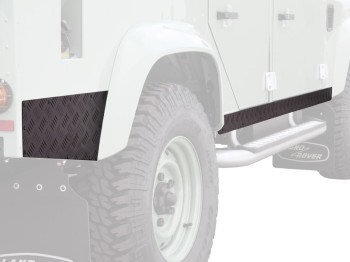 Land Rover Defender 110 (1983-2016) Sill Protector / Black - by Front Runner