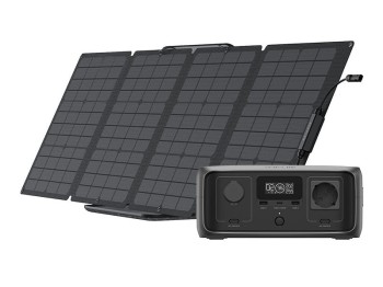 Zestaw: Stacja zasilania EcoFlow River 3 + panel fotowoltaiczny 110W