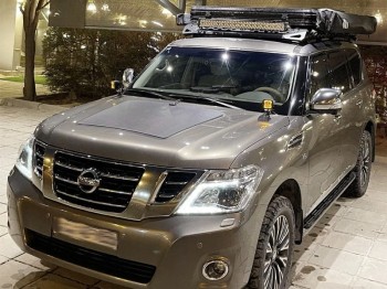 Panel solarny na maskę - Nissan Patrol Y62 (2010-2019) Lensun 90W
