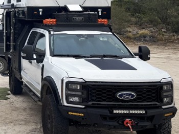 Panel solarny na maskę - Ford Super Duty 5th Gen (2023-) F250 Lensun 98W