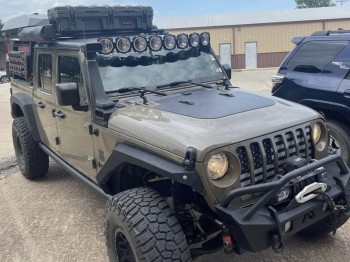 Panel solarny na maskę - Jeep Wrangler JL (2018-) Lensun 90W