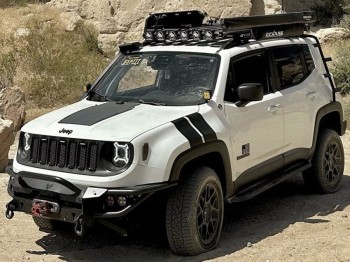 Panel solarny na maskę - Jeep Renegade BU (2014-) Lensun 55W