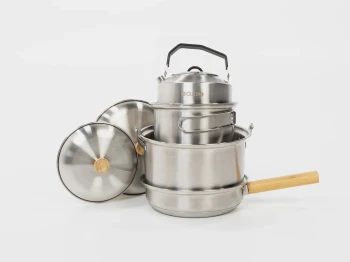 BOXIO COOKWARE - Zestaw naczyń turystycznych
