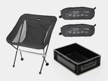 BOXIO CHAIR SET - Zestaw 2 krzeseł z Eurobox SOLO UP