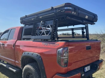 Uchwyt na drabinkę teleskopową do zabudowy typu bed rack
