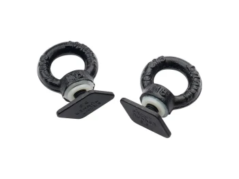 Czarne śruby oczkowe do szyn montażowych Black Tie Down Rings - Front Runner
