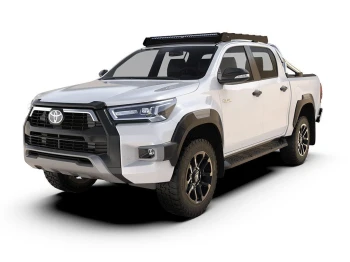 Bagażnik dachowy Slimsport Toyota Hilux Double Cab (2016–obecnie) przystosowany do montażu listwy LED - Front Runner
