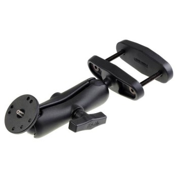 RAM® Double Ball Mount z kwadratową podstawą zaciskową 3" i kołkiem 1/4"-20