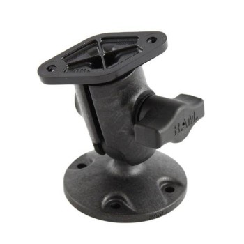 RAM® Composite Single Ball Mount z okrągłą płytką