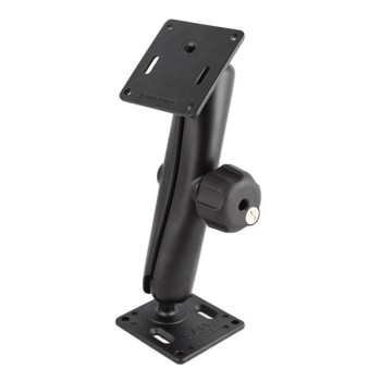 RAM® Podwójny uchwyt VESA 75x75mm z pokrętłem blokady klucza - długi