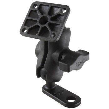 Podwójne mocowanie kulowe RAM® z adapterem z łbem śruby 11 mm i płytką AMPS