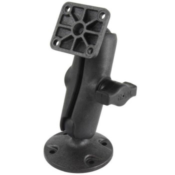 RAM® Composite Drill-Down Double Ball Mount z prostokątną płytką AMPS