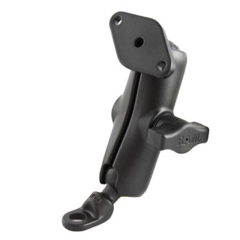 Podwójny uchwyt kulowy RAM® z adapterem kątowej główki śruby 9 mm