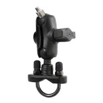 Podwójne mocowanie kulowe RAM® U-Bolt z trzpieniem gwintowanym 1/4"-20 - rozmiar B krótki