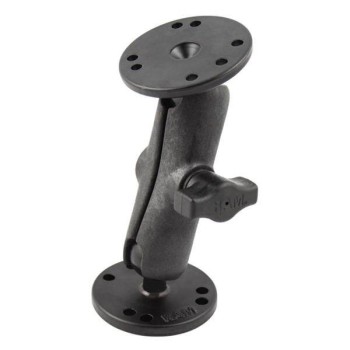 RAM® Double Ball Mount z kompozytowym ramieniem i metalowymi okrągłymi płytkami