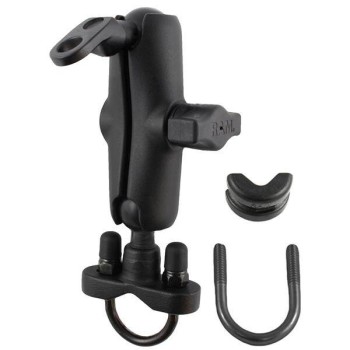 Podwójne mocowanie kulowe RAM® Handlebar U-Bolt z otworem 9 mm - średnie