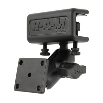 RAM® Glare Shield Clamp Podwójne mocowanie kulowe z otworami AMPS