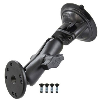 Uchwyt na przyssawkę RAM® Twist-Lock™ z okrągłą płytką i osprzętem