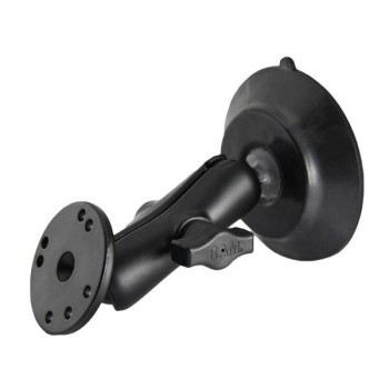 RAM® Przyssawka z podwójną kulą i okrągłą płytką
