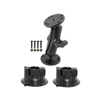 RAM® Double Ball Mount z dwoma podstawami przyssawek RAM® Twist-Lock™