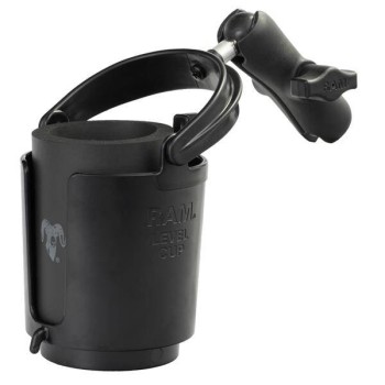 Uchwyt na napoje RAM® Level Cup™ 16 uncji z ramieniem z podwójnym gniazdem