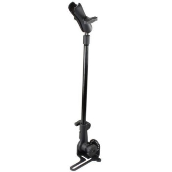 Uchwyt samochodowy RAM® Pod HD™ z 18-calowym prętem aluminiowym i ramieniem z podwójnym gniazdem