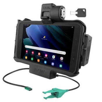 RAM® Locking USB-C Modular Dock + USB-C &amp; USB-A Data dla Tab Active3