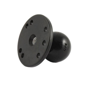 Adapter kulowy RAM® z okrągłą płytką i gwintowanym otworem 3/8"-16