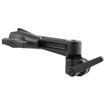 Ramię wahadłowe RAM® z metalowym pokrętłem, otworem 1/2" NPT i ramieniem z pojedynczym gniazdem