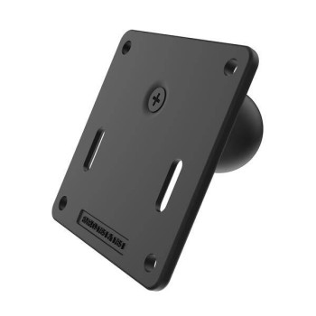Płytka RAM® 75x75mm VESA z kulą i wzmocnionym stalą słupkiem