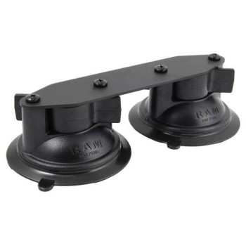 RAM® Twist-Lock™ Podwójna podstawa przyssawki z prostą płytką