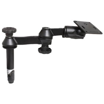 Górny słupek RAM® 4" z podwójnymi wahaczami i płytą VESA 75x75mm