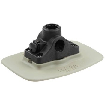 Szara baza samoprzylepna RAM® Bond-A-Base™ z uchwytem RAM ROD® Post/Spline