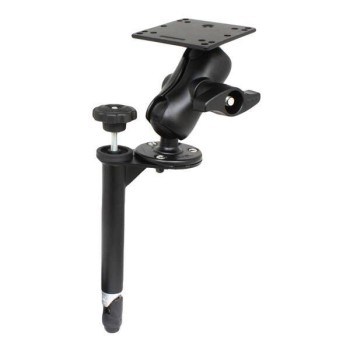 Górny słupek RAM® 8" z podwójnym mocowaniem kulowym i płytą VESA 100 x 100 mm
