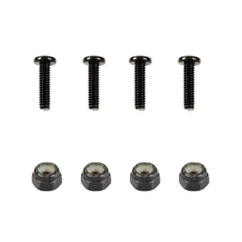 Zestaw sprzętu RAM® Cztery śruby #8-32 x 5/8" i cztery nakrętki Nylock