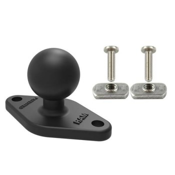 Adapter kulowy RAM® z płaskim panelem montażowym - śruby 3/4"