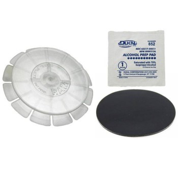 RAM® Clear Rose Płytka samoprzylepna do przyssawek