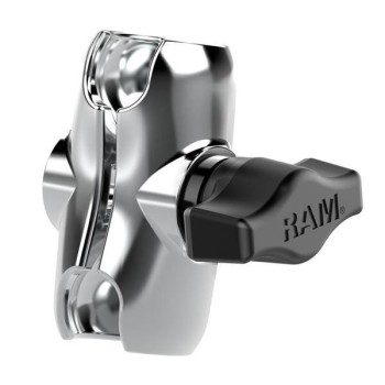 Ramię RAM® Chrome z podwójnym gniazdem - rozmiar B krótkie