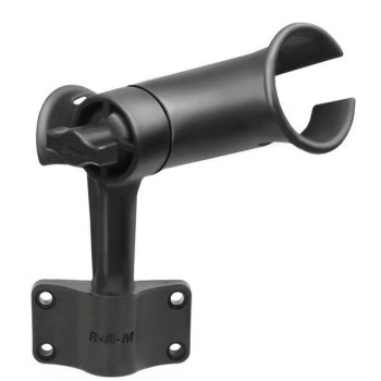 Uchwyt na wędkę RAM® Tube Jr.™ z podstawą grodziową - słupek 4"