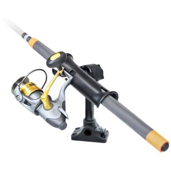 Uchwyt na wędkę RAM® Tube Jr.™ z przegrodą/płaską podstawą - słupek 6"