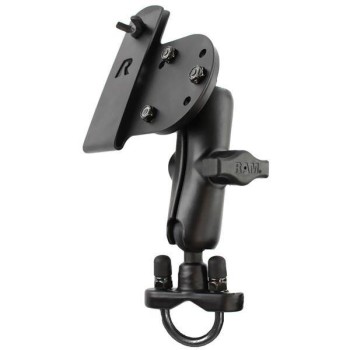 RAM® Kierownica U-Bolt Podwójne mocowanie kulowe z klipsem do kabury pistoletu