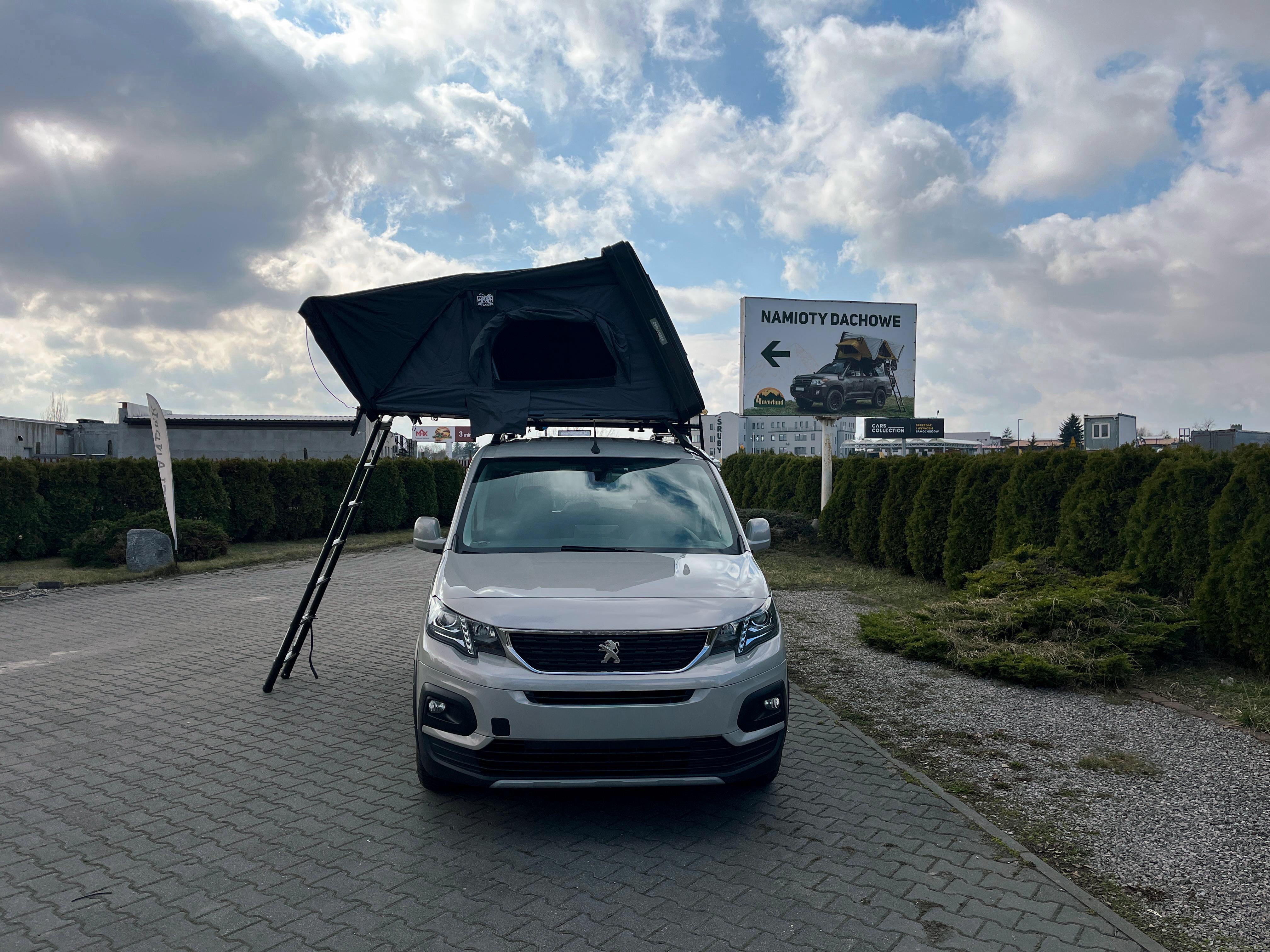 Namiot dachowy Offlander Fold 4 Wolf na Peugeot Rifter